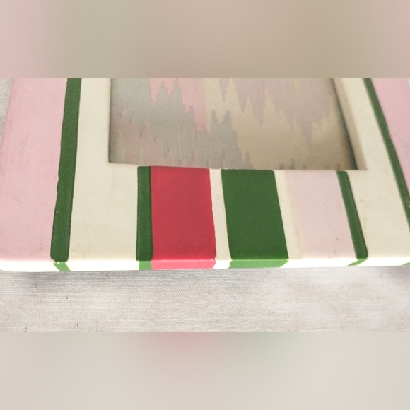 Vintage Ceramic Painted Frame - Easel Back - Picture 7 of 8